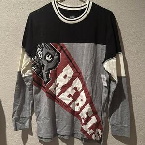 NWT Disney Parks Tatooine planet Series ‘77 collection Rebels Pennant Shirt S M